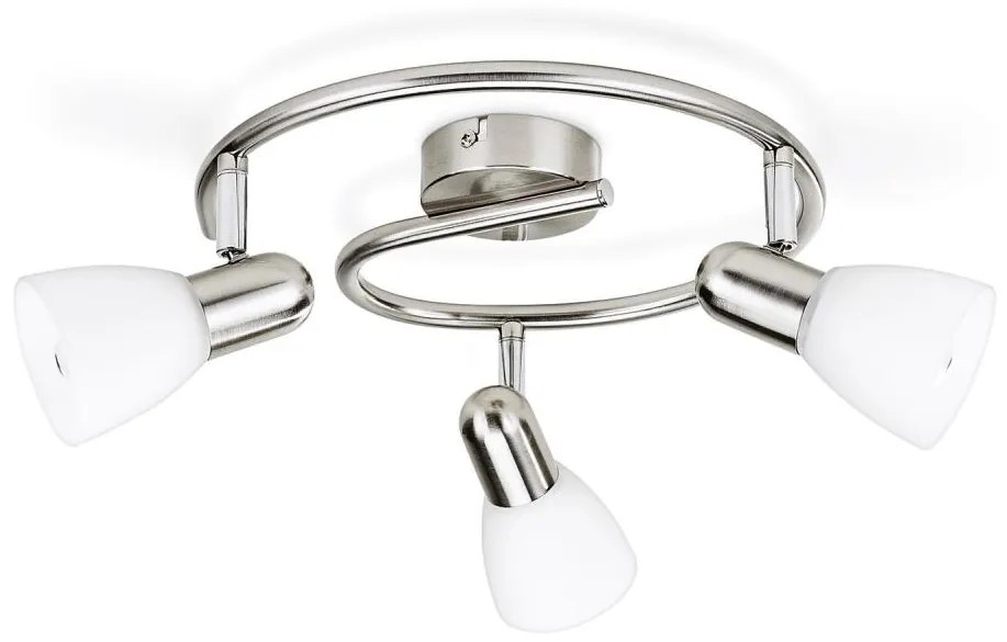 Philips Massive 50233/17/E7 - Bodové svietidlo BURLAP 3xE14/40W matný chróm