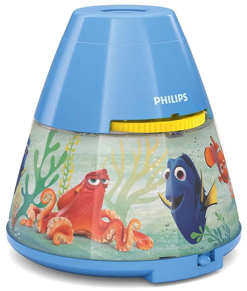 Philips 71769/90/16 - LED Detský projektor DISNEY DORY LED/0,1W/3xAAA