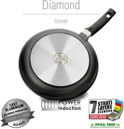pánev DIAMOND Line INDUCTION z litého hliníku Ø 28 cm