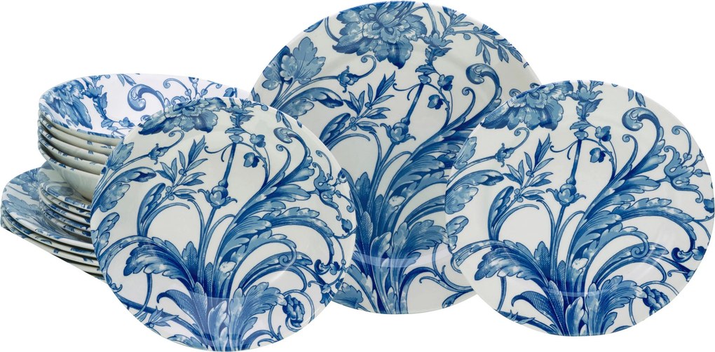 XXXLutz JEDÁLENSKÝ SERVIS Venecia Blue 18-dielne Creatable - Online Only bytové doplnky - 007768060001