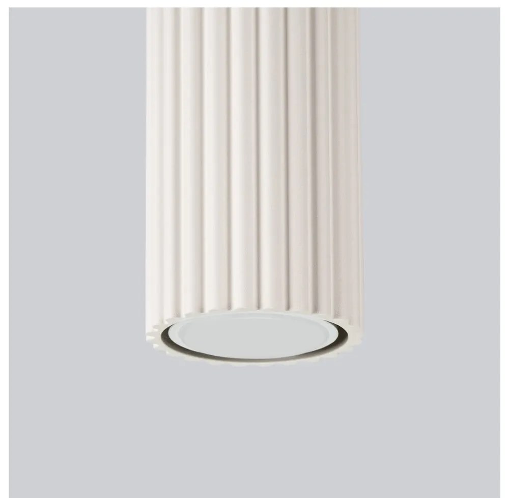 Krémovobiele bodové svietidlo Gleam – Sollux