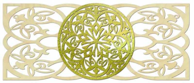 Elegantná mandala na stenu, skvelý doplnok interiéru I SENTOP PR0313-A