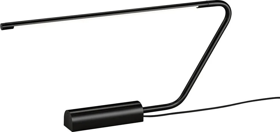 Čierna LED stolová lampa (výška 33 cm) Olea – Trio Select