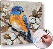 Maľovanie podľa čísel SÝKORKA – nízka náročnosť