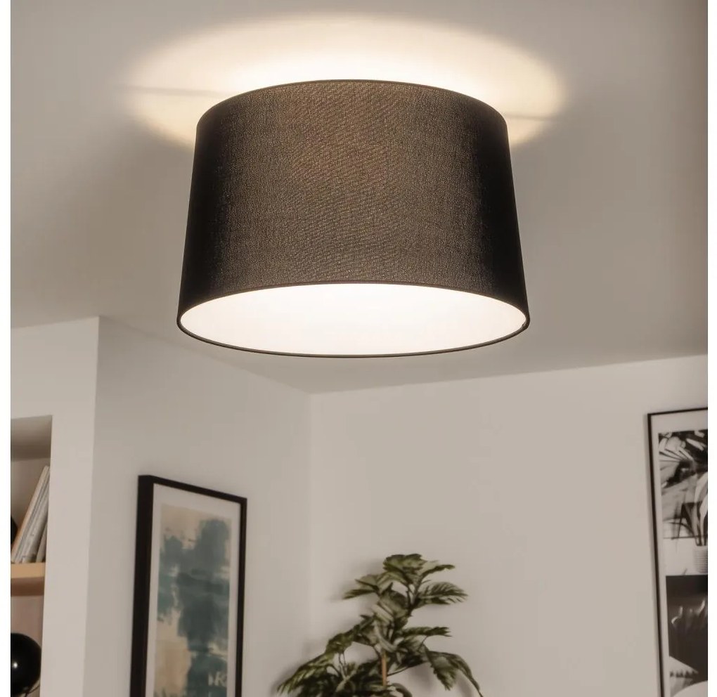 Brilagi - LED Prisadený luster CERIA 1xE27/40W/230V pr. 45 cm čierna