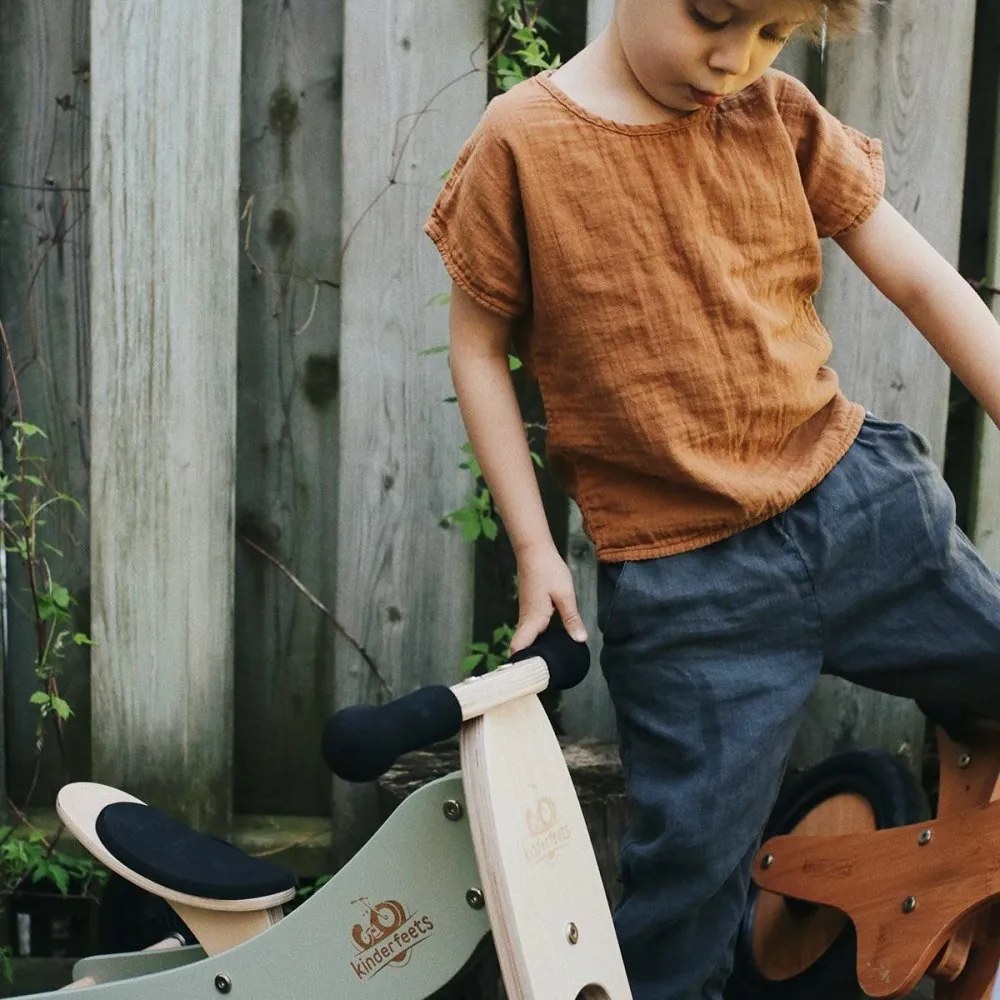 Drevené balančné odrážadlo Tiny Tot Plus 2v1 zelená