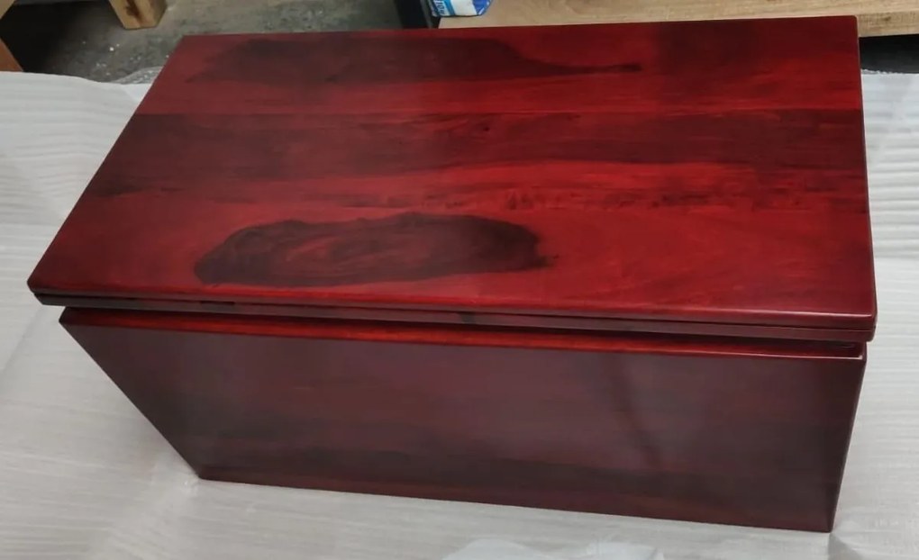 furniture-nabytek.cz - Veľké drevená truhla 90x45x45 z masívu palisander