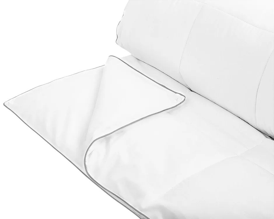 Celoročná posteľná prikrývka z mikrovlákna 200 x 220 cm TELENO Beliani