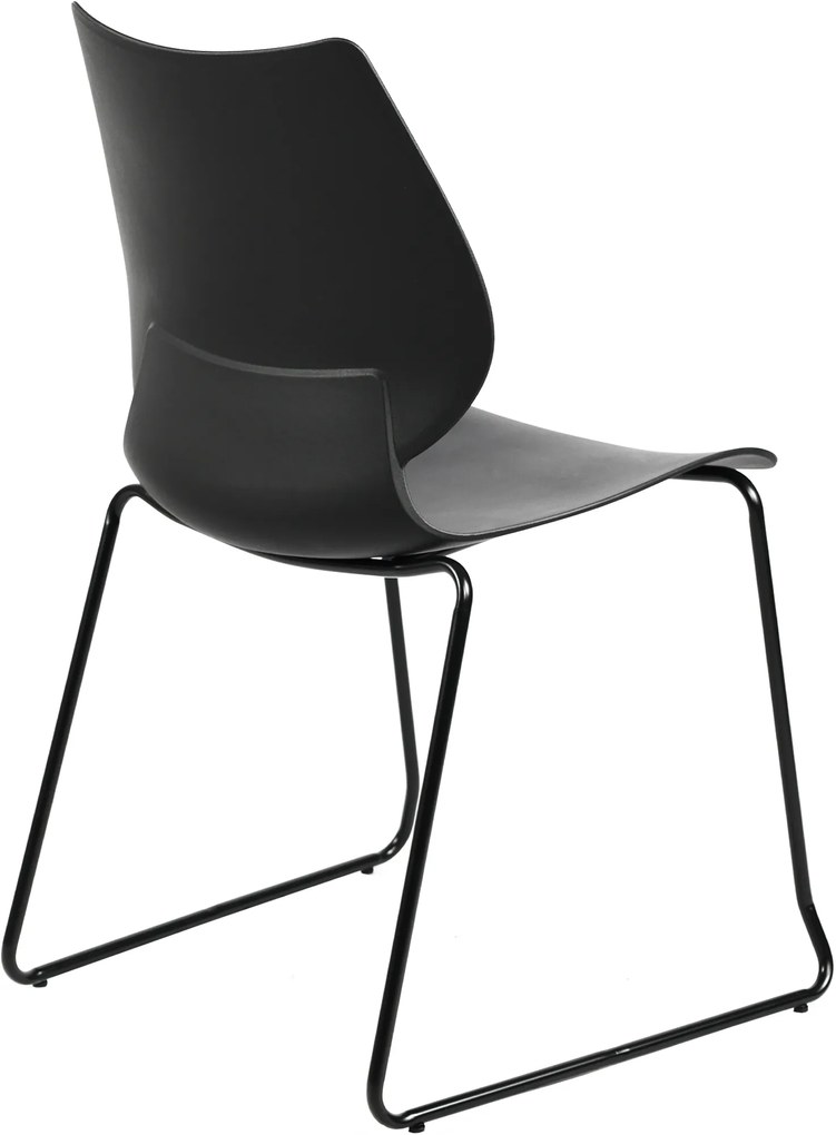 Sada 2 ks stoličiek Houma - čierna