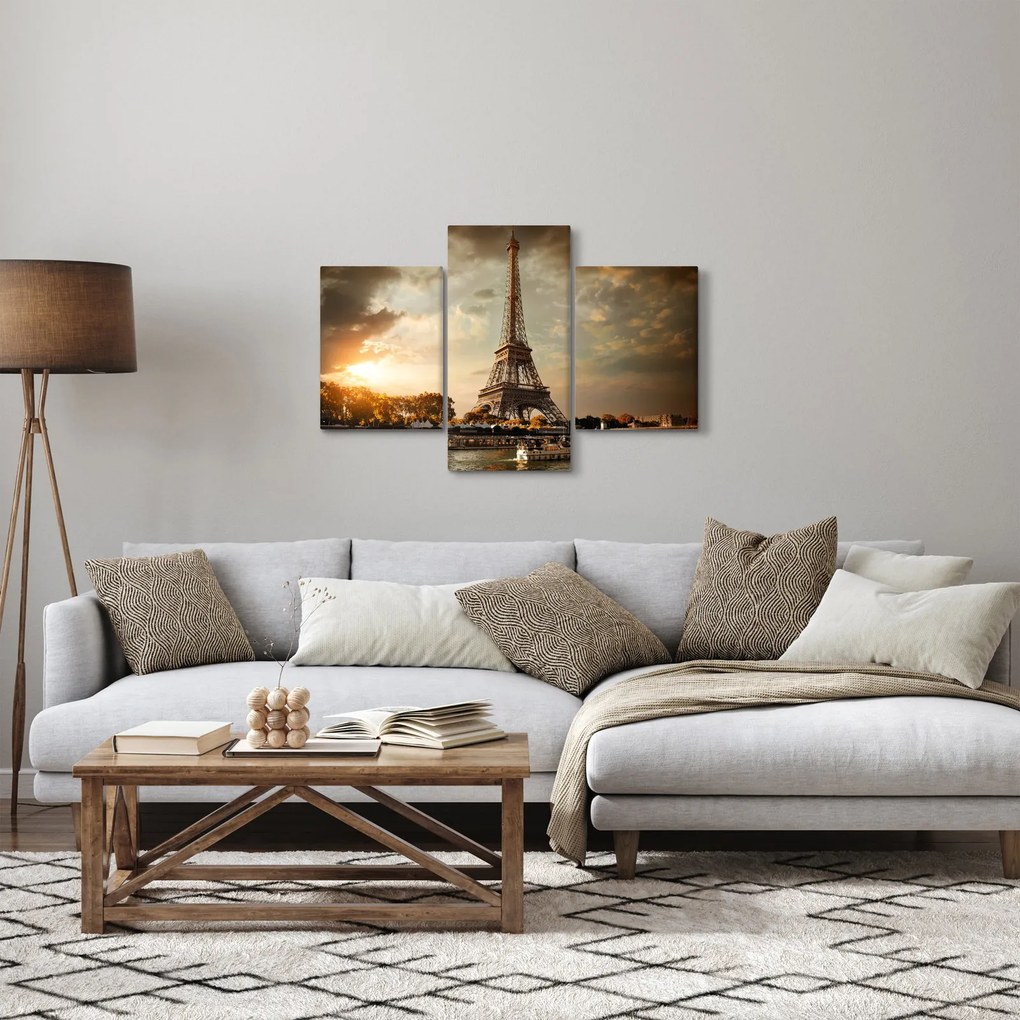 Obraz - Eiffelova veža, Paríž, Francúzsko (90x60 cm)