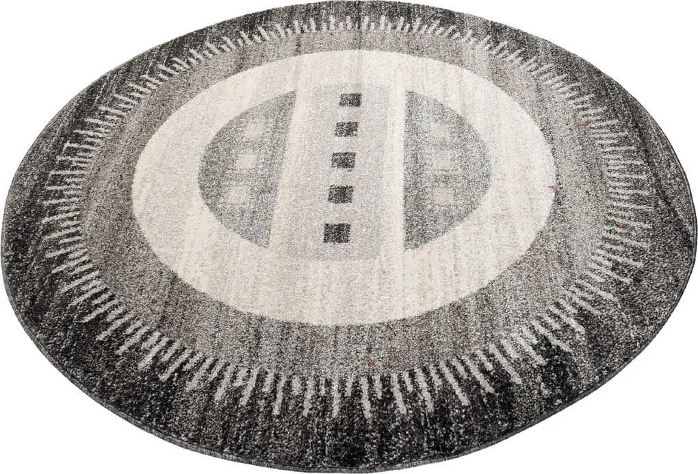 TA Koberec K189A ČIERNE SARI KOLESO B1X Rozmer: 100x100 cm