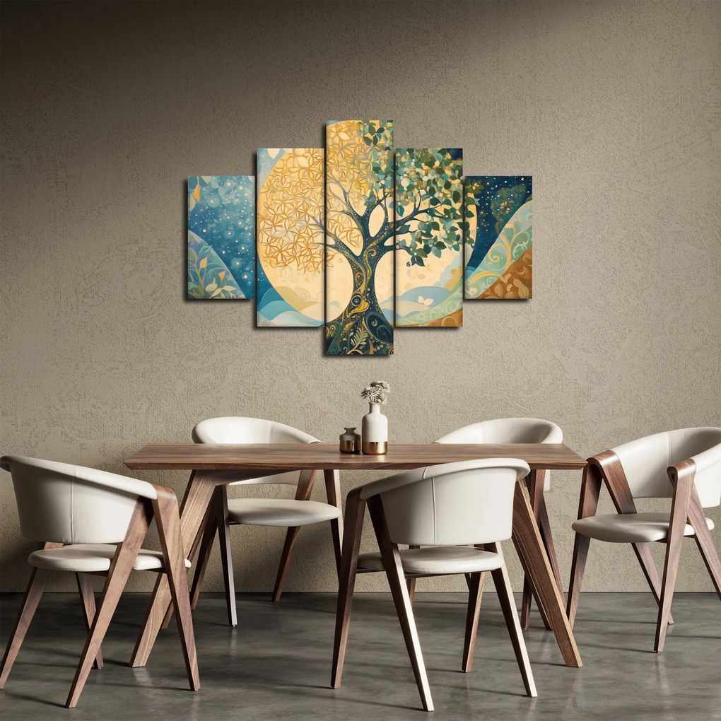 Obraz – Strom života v mesiaci (150x105 cm)