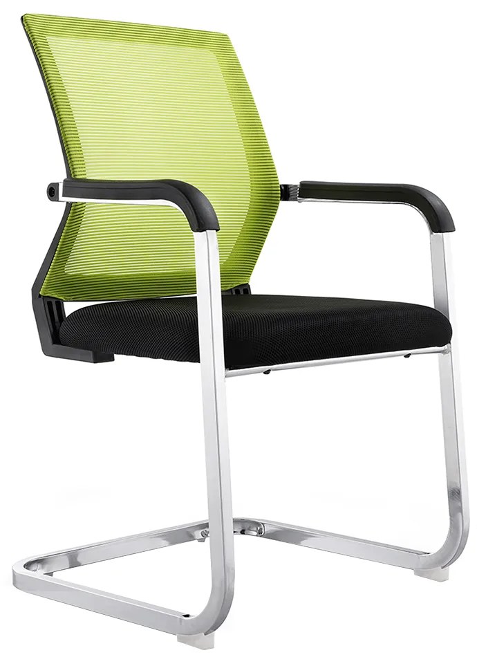 Zasadacia stolička, zelená/čierna, RIMALA