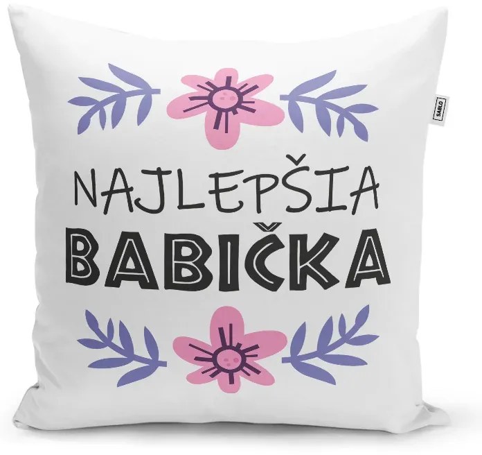 Sablio Vankúš Najlepšia babička: 40x40 cm