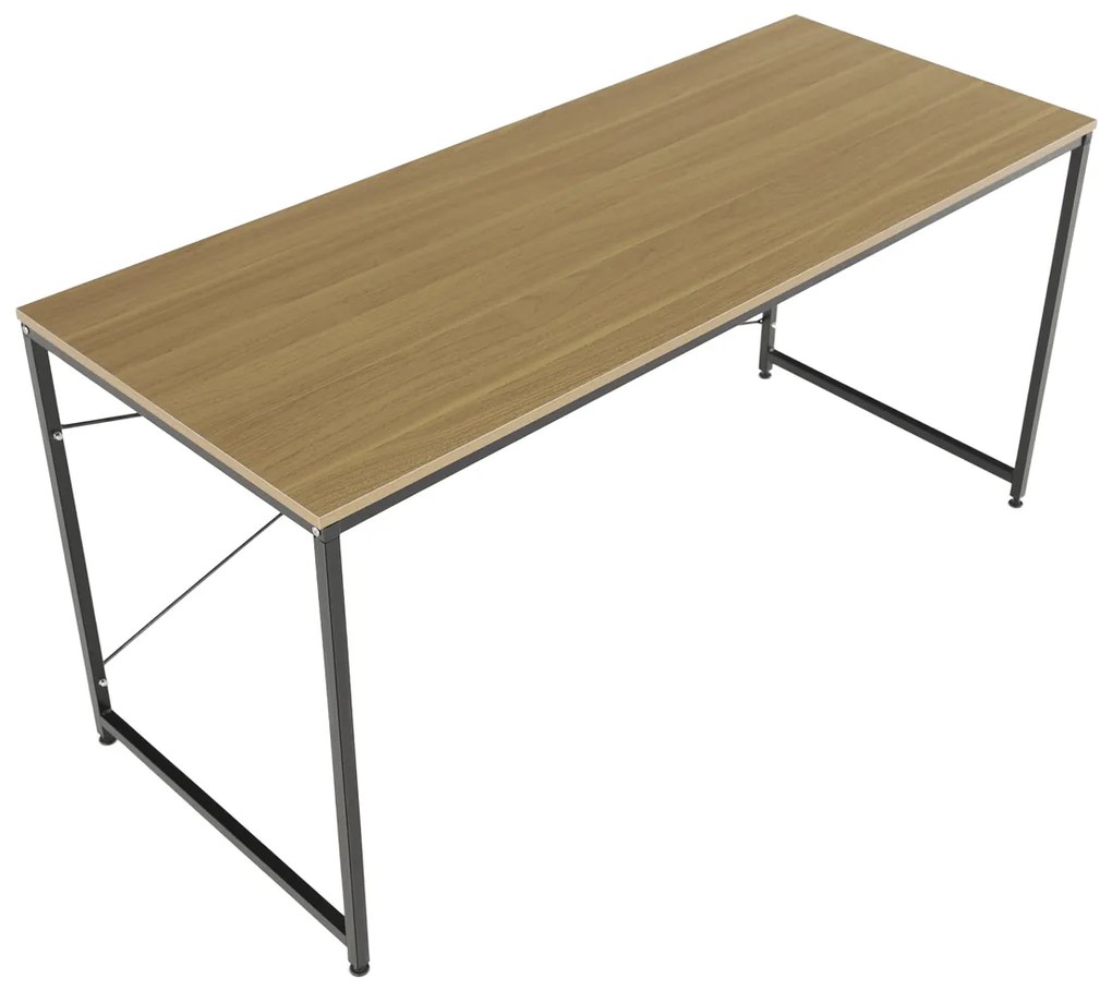Písací stôl Mellora 150 - dub / čierna