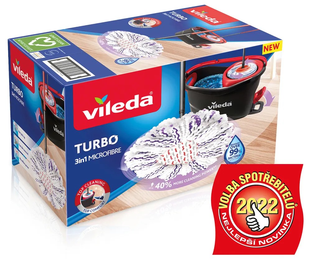 Vileda 167751 Upratovací set Turbo 3v1
