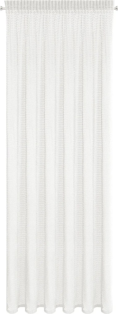 ZÁVES NA PÁSKE GABBY 140X270 CM BIELA