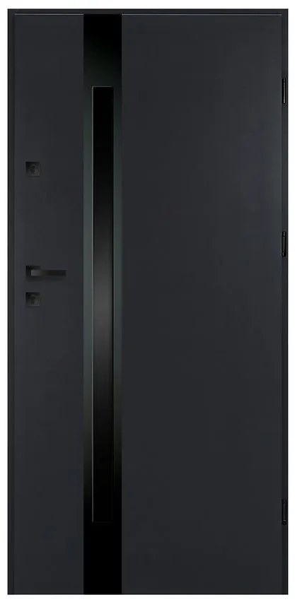 Dvere vchodové Tethys 90P antracit