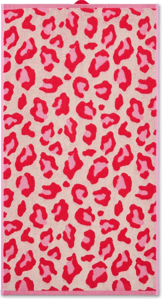 Prémiové uteráky, 2 ks, leopardia potlač