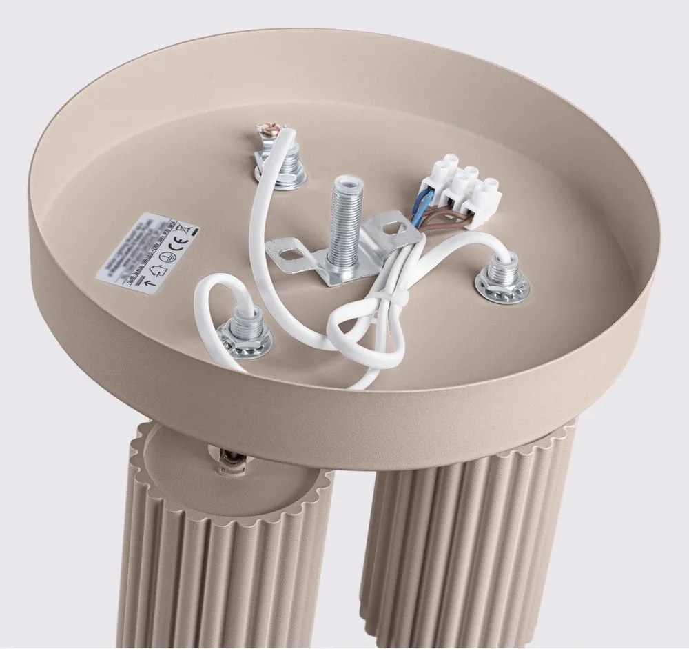 Taupe kovové bodové svietidlo Gleam – Sollux