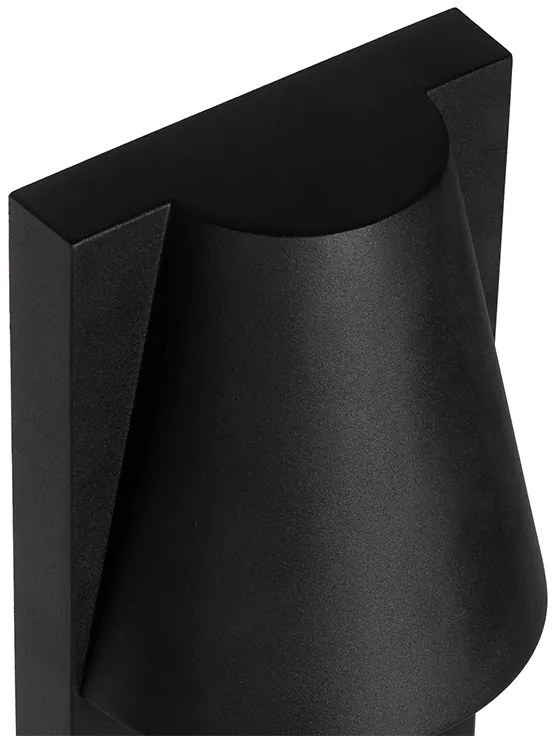 Priemyselná vonkajšia stojaca lampa čierna IP44 - Femke