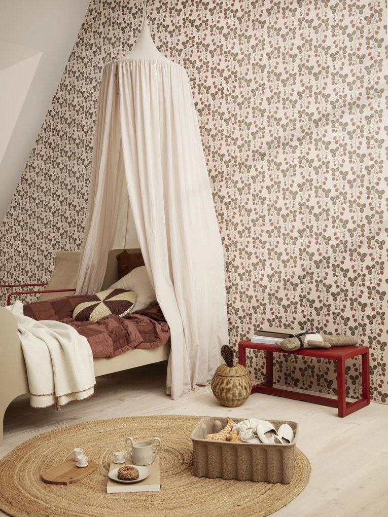 Ferm Living Úložný box s vekom Paper Pulp Small – set 2 ks