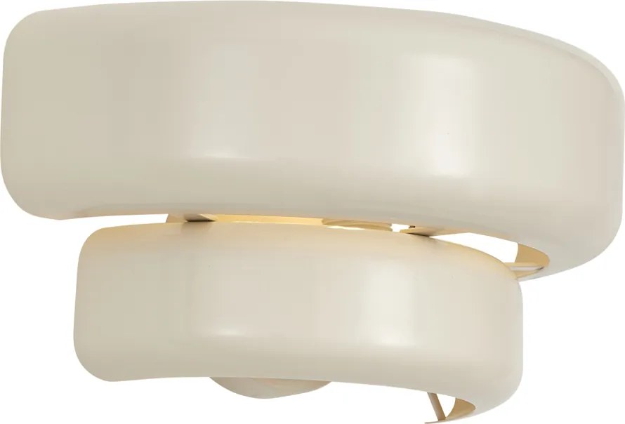 Retro nástenná lampa béžová - Ophelia