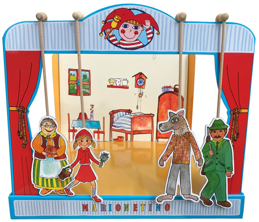 MARIONETINO Divadlo pre deti Trojrozprávka Červená čiapočka