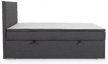 Posteľ Boxspring Alicia 200 x 180, hnedá (látka - ba 04)