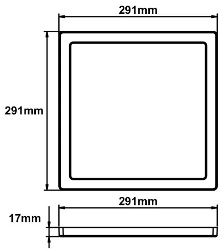 Globo 12380-24B - LED Stropné svietidlo LASSE LED/24W/230V 3000/4000/6500K čierna