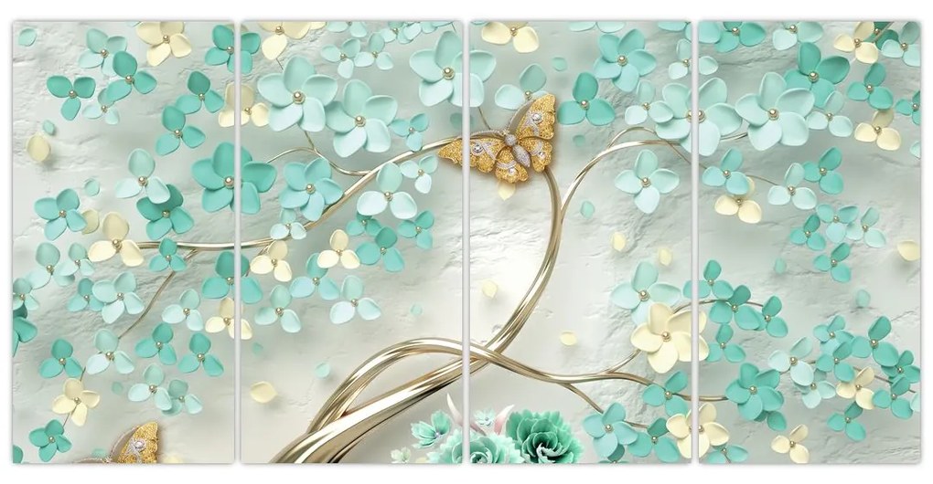 Obraz kvitnúceho stromu