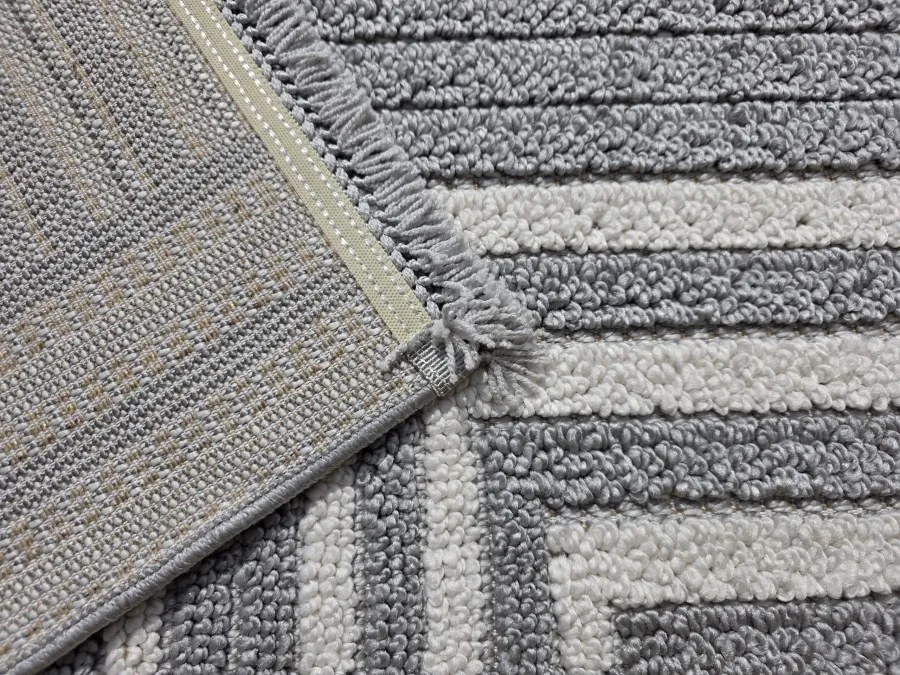 DC Koberec Milano 011 sivá krémová Rozmer: 160×220 cm