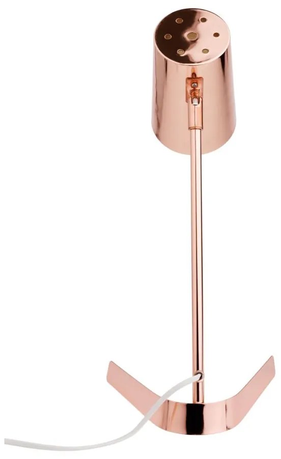 Tempo Kondela Stolná lampa, kov/rose gold, FABEL