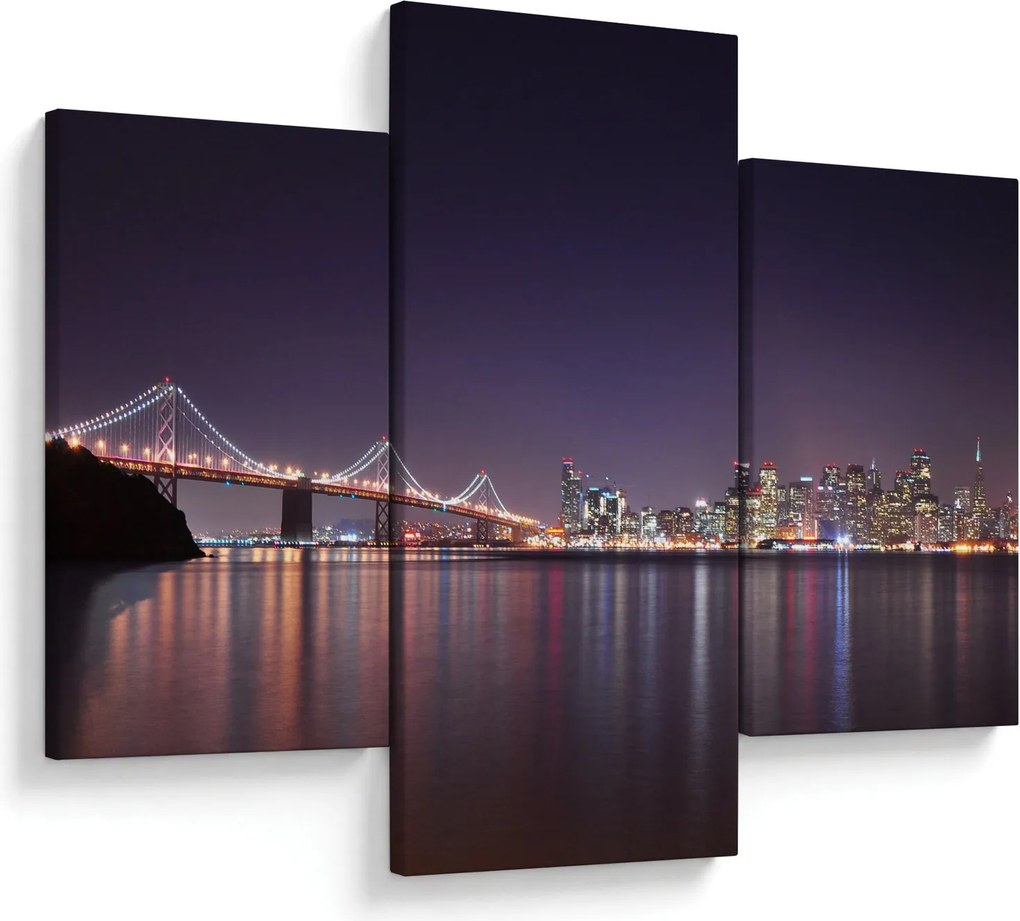 Obraz pohľadu na San Francisco, California (90x60 cm)