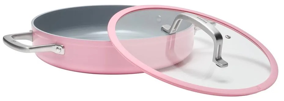 Hliníková panvica s pokrievkou/s nepriľnavým povrchom ø 28 cm tegame Meda 3.0 – FABINI