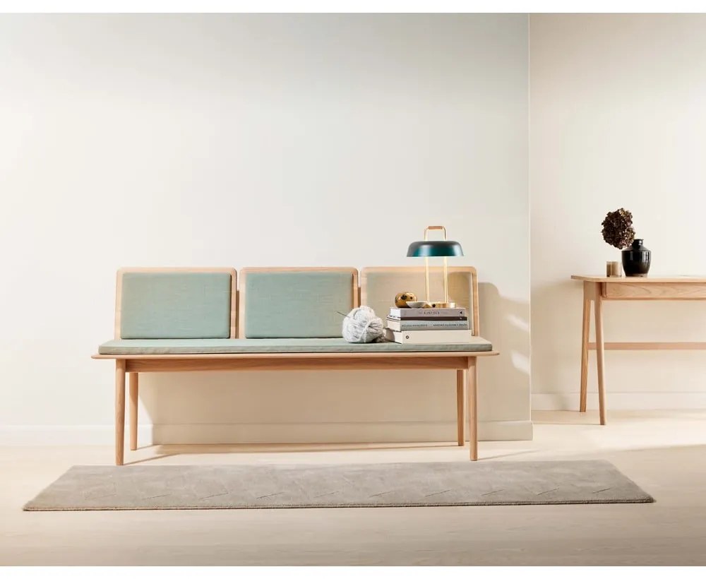 Svetlozelená vlnená lavica Elba - Hammel Furniture