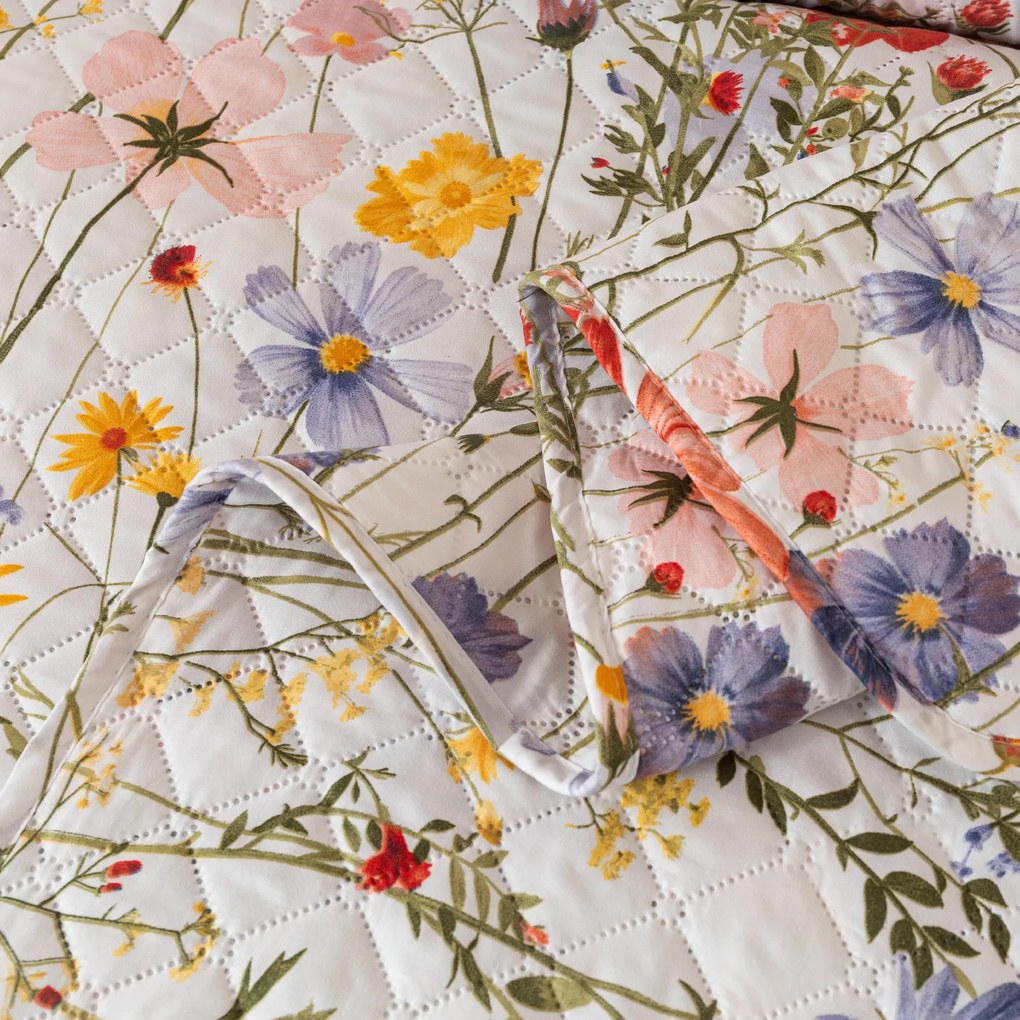 Prehoz na posteľ WILDFLOWERS, farebný Rozmer: 170 x 210 cm