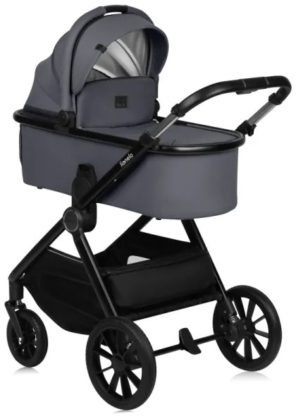 Lionelo - Kombinovaný kočík 3v1 LAYLA Grey Stone