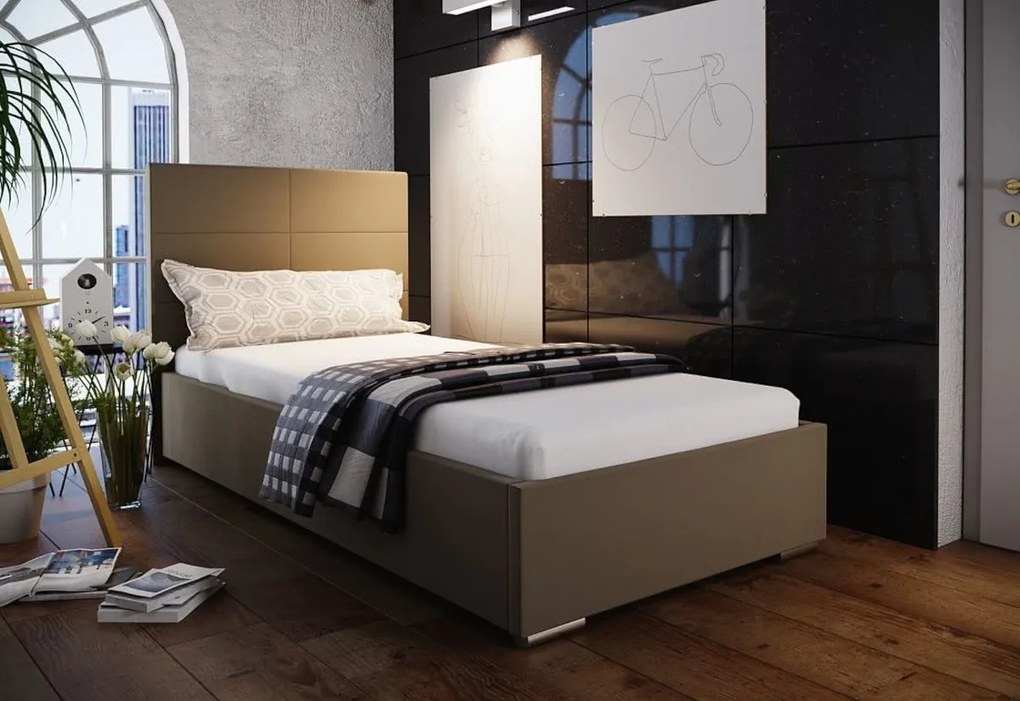 Jednolôžková čalúnená posteľ NASTY 4, 90x200, Sofie 23