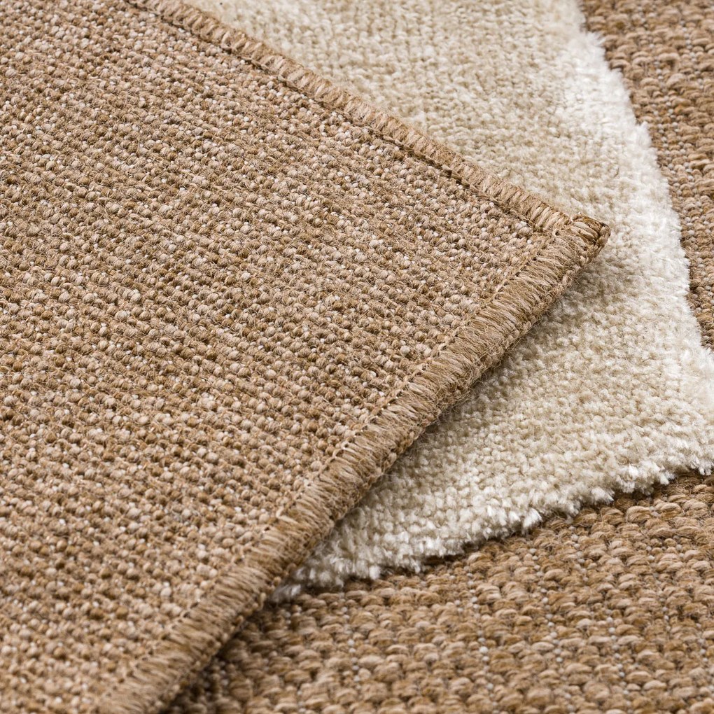 Dywany Łuszczów, Kusový koberec Spark 0710A beige/cream, 140x190, béžová, chodba / predsieň