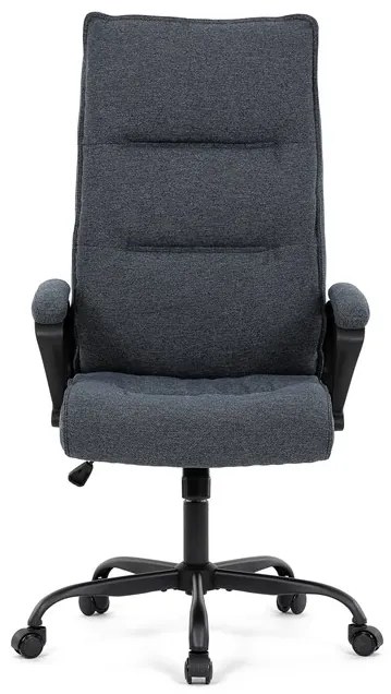 Autronic BONTEC Kancelárske kreslo, hojdací mechanizmus, čierna látka, KA-Y348 BK2 Farba: Šedá