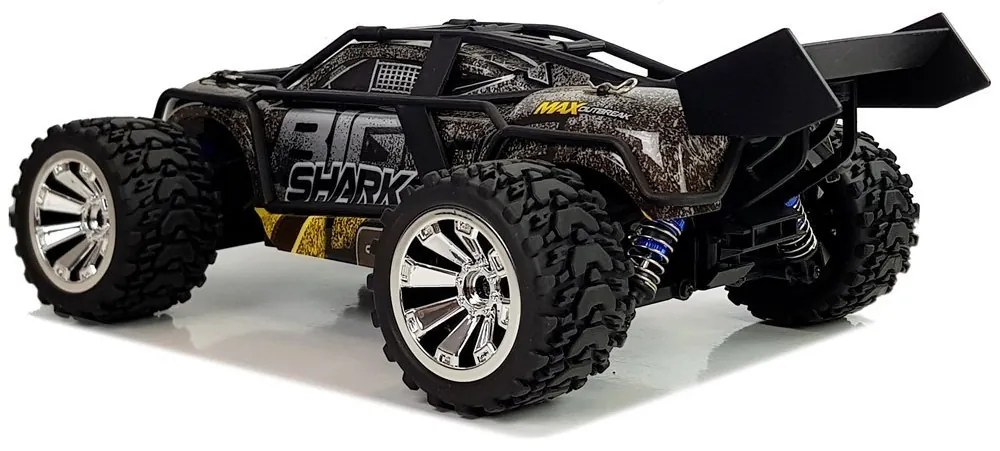 LEAN TOYS Off-road auto na diaľkové ovládanie 2,4Ghz 1:18 35km/h hnedo-žlté