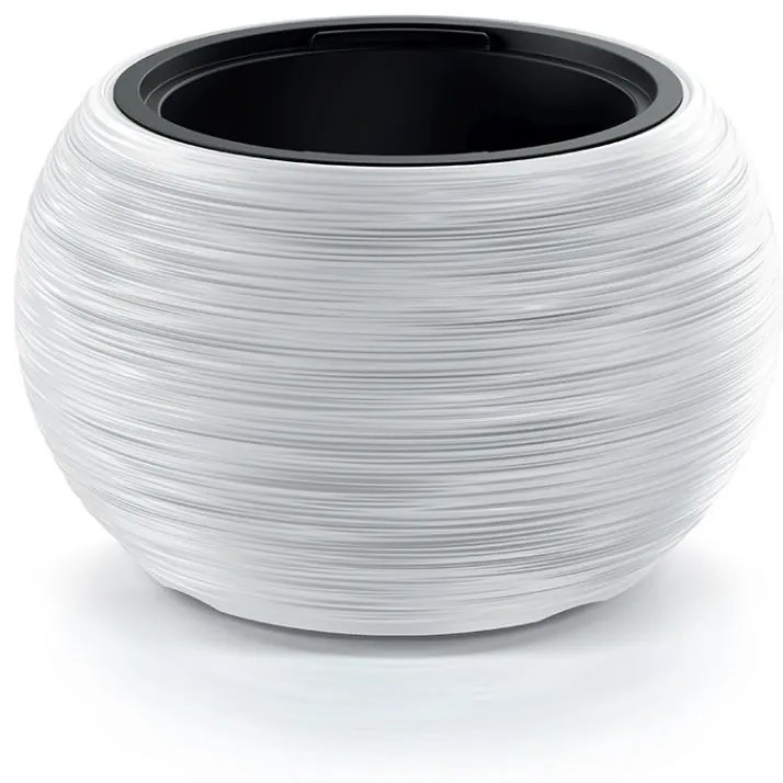 Prosperplast Kvetináč FUSU VI biely, varianta 37,8 cm