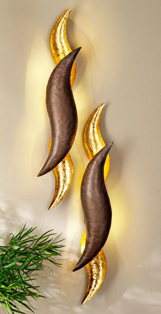 LED dekorácia Zlatá vlna
