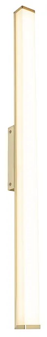 Kúpeľňová nástenná lampa mosadz 92 cm vrátane LED IP44 - Cascada