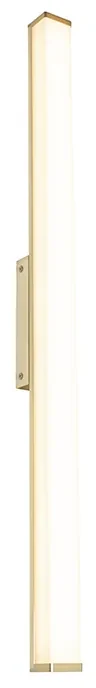 Kúpeľňová nástenná lampa mosadz 92 cm vrátane LED IP44 - Cascada