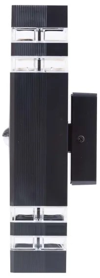 Vonkajšie nástenné svietidlo so senzorom BREZZA 2xGU10/35W/230V IP65