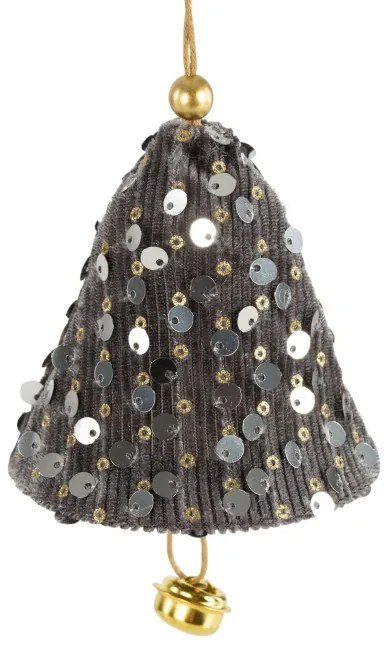 Vianočná ozdoba 318C strieborná (12 ks)