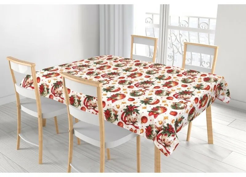 Bellatex Obrus Vianočné ozdoby, 120 x 140 cm, 120 x 140 cm