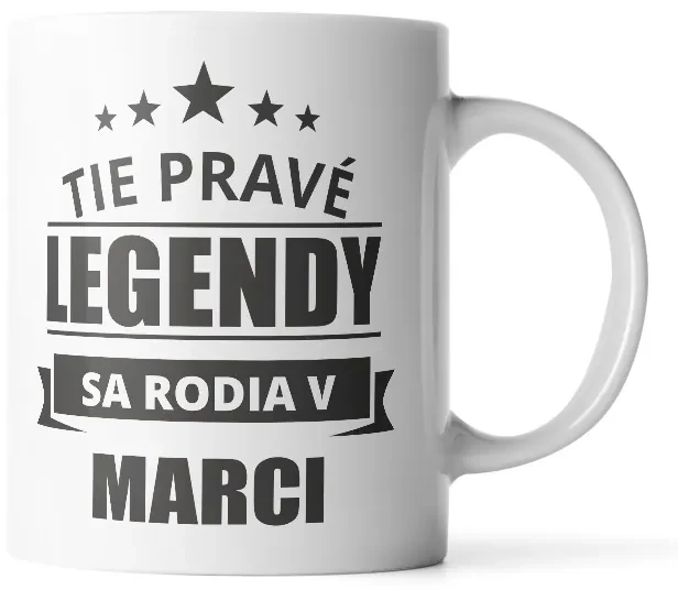 Sablio Hrnek Ty pravé legendy se rodí v březnu - 890 ml - XXL